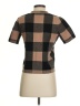 English Factory Checkered-gingham Brown Pullover Sweater Size S - photo 2