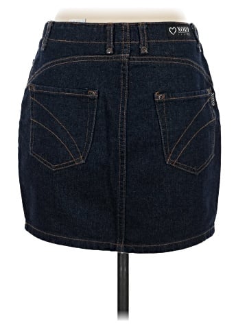 XOXO Denim Skirt (view 2)