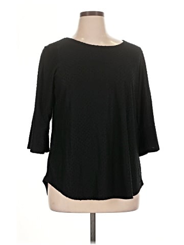 Rose + Olive 3/4 Sleeve Top (view 1)