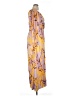 Unbranded 100% Polyester Print Yellow Casual Dress Size XL - photo 4