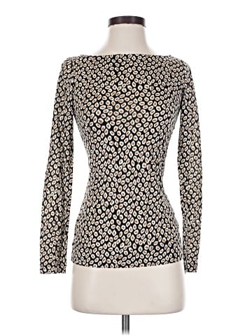 Diane von Furstenberg Long Sleeve Silk Top (view 1)