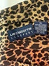 Lizsport 100% Polyester Animal Print Brown Long Sleeve Blouse Size XL - photo 7