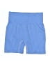 OQQ Solid Blue Athletic Shorts Size M - photo 1