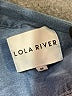 Lola River Blue Denim Jacket Size M - photo 6