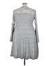 Torrid Gray Casual Dress Size 3X Plus (3) - photo 2