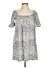 ASOS 100% Cotton Silver Short Sleeve Top Size 4 - photo 1