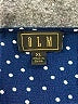 OLM Polka Dots Blue 3/4 Sleeve Blouse Size XL - photo 7