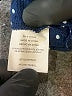 OLM Polka Dots Blue 3/4 Sleeve Blouse Size XL - photo 8