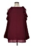 Umgee 100% Polyester Burgundy 3/4 Sleeve Blouse Size 1XL - photo 2