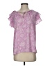 Ann Taylor Pink Short Sleeve Blouse Size S - photo 1