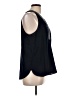 Ecru 100% Polyester Black Sleeveless Blouse Size L - photo 4