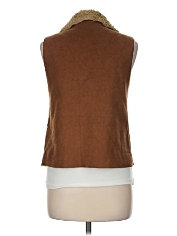 Zara Basic Faux Fur Vest (view 2)