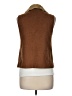 Zara Basic Brown Faux Fur Vest Size M - photo 2