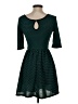 Jodi Kristopher Polka Dots Green Casual Dress Size S - photo 2