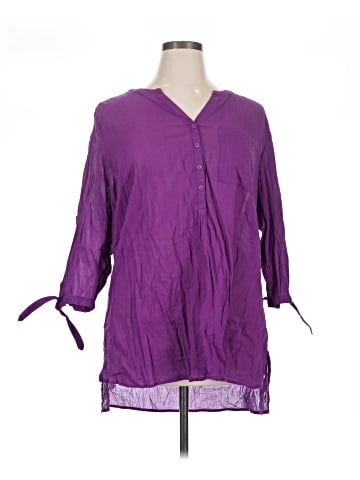St. John's Bay 3/4 Sleeve Blouse (view 1)