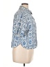 H&M Blue Short Sleeve Blouse Size XL - photo 4