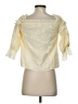 Seen Worn Kept 100% Cotton Ivory 3/4 Sleeve Blouse Size 2 - photo 2