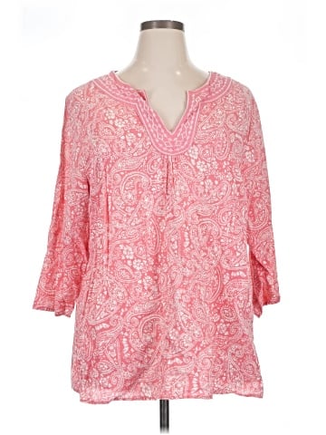 Willi Smith 3/4 Sleeve Blouse (view 1)