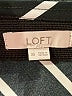 Ann Taylor LOFT 100% Polyester Stripes Black Casual Skirt Size XS - photo 4