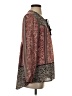 DR2 100% Polyester Burgundy Long Sleeve Blouse Size S - photo 4