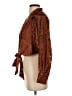 VICI 100% Polyester Brown Long Sleeve Blouse Size XS - photo 5