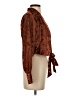 VICI 100% Polyester Brown Long Sleeve Blouse Size XS - photo 4