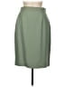 Casual Corner 100% Polyester Solid Green Formal Skirt Size 8 - photo 1