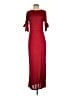 Express 100% Polyester Burgundy Casual Dress Size S - photo 1
