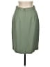 Casual Corner 100% Polyester Solid Green Formal Skirt Size 8 - photo 2