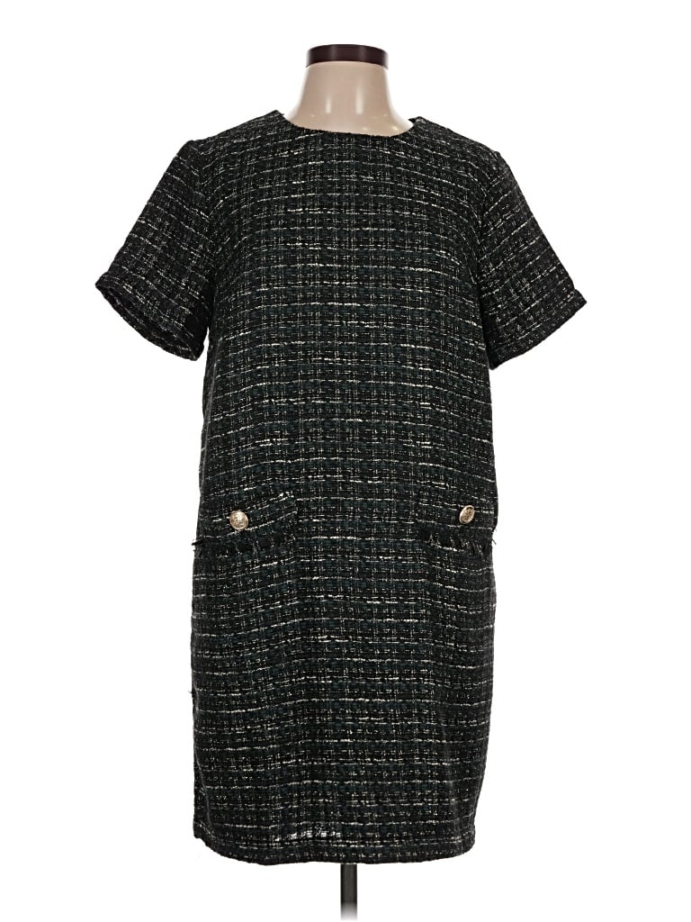 Pre-owned Ann Taylor Loft Casual Dress In Black