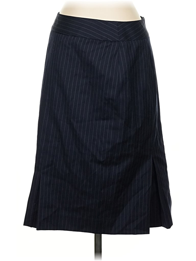 Pre-owned Brooks Brothers Wool Skirt In Blue