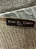 Kim & Cami Metallic Silver Short Sleeve Top Size M - photo 7