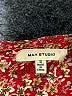 Max Studio 100% Polyester Floral Burgundy Long Sleeve Blouse Size S - photo 7