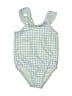 Carter's 100% Polyester Checkered-gingham Blue One Piece Swimsuit 12-18 MO / 18 MO - photo 1