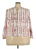 Como Vintage 100% Rayon Ivory 3/4 Sleeve Blouse Size 3X - photo 1