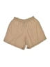 Hannah Solid Tan Khaki Shorts Size M - photo 1