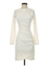 Express Solid Ivory Cocktail Dress Size XXS - photo 1