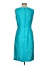 Talbots Solid Teal Cocktail Dress Size 4 - photo 2