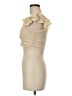 Shein Tan Sleeveless Blouse Size 6 - photo 5