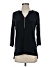 Ellen Tracy Blue Black 3/4 Sleeve Top Size S - photo 1
