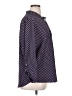 Appleseeds 100% Polyester Polka Dots Blue Long Sleeve Blouse Size XL (estimated) - photo 4