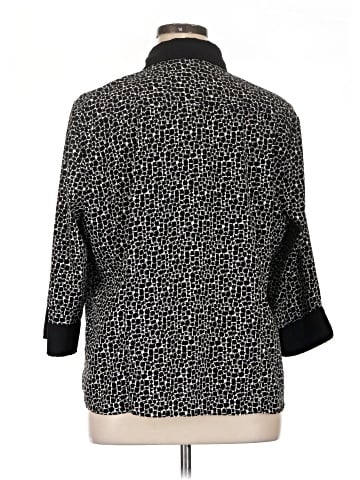 Fred David 3/4 Sleeve Button-Down Shirt (view 2)