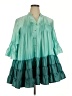 Assorted Brands 100% Polyester Teal Casual Dress Size XXL (estimated) - photo 1