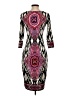 Boston Proper Graphic Black Cocktail Dress Size 2 - photo 2