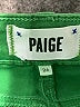 Paige Color Block Green Jeans Size 26 waist - photo 7