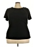 WD.NY Black Short Sleeve Top Size 3X - photo 1