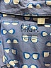 Boden 100% Baumwolle Print Blue Long Sleeve Button-Down Shirt Size 6 - photo 7