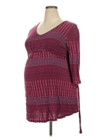 a:glow 3/4 Sleeve Top (view 1)