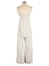 Double Zero Solid Gray Jumpsuit Size S - photo 2