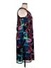 Dana Buchman 100% Polyester Graphic Teal Cocktail Dress Size XL - photo 4